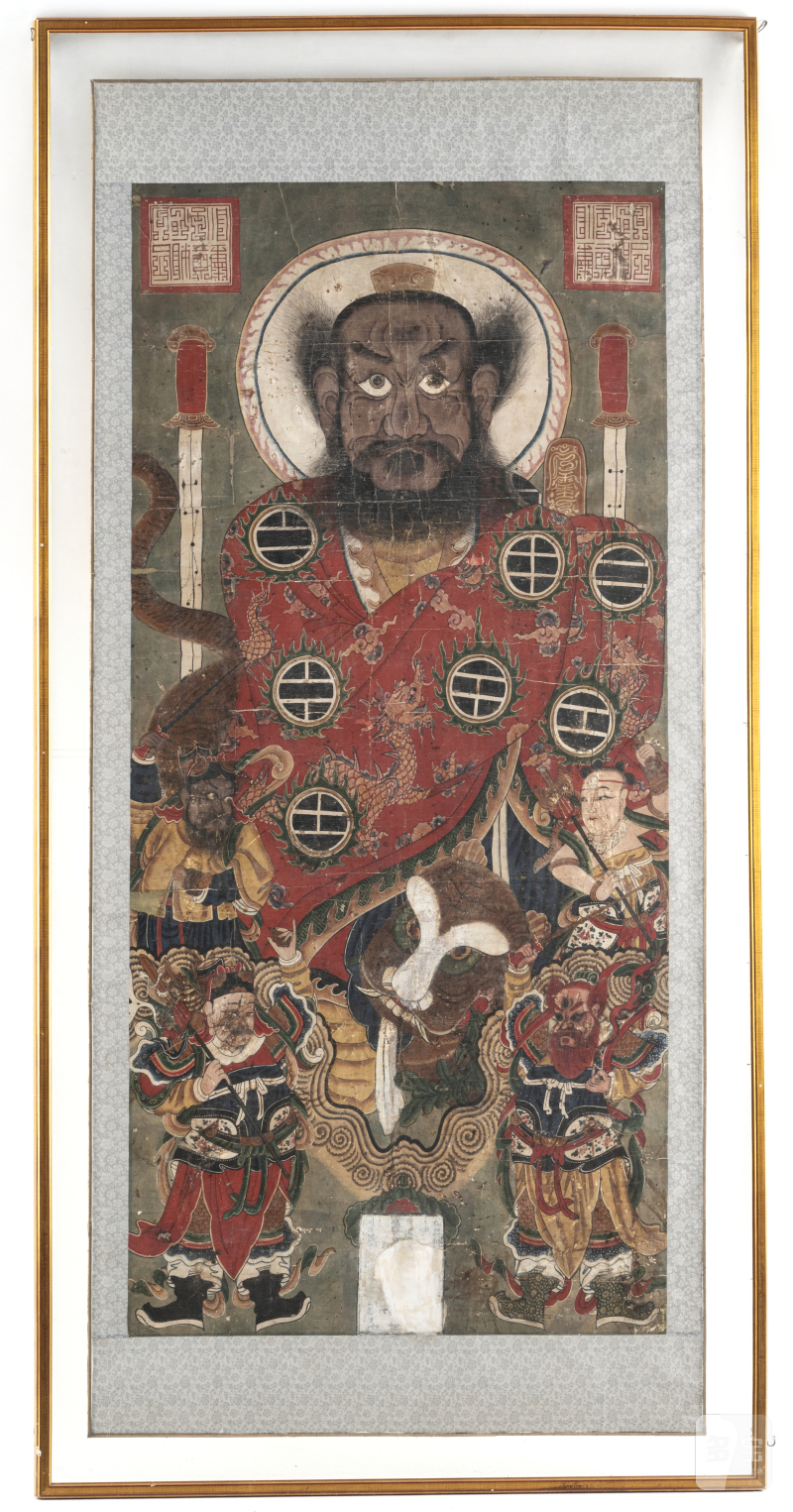 A ceremonial Yao painting with Master Zhang - 图2